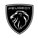 Logo noir et blanc de Peugeot Automobile à Auriac 64